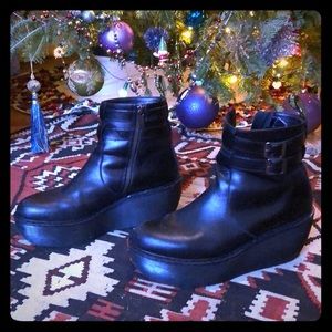 Dr. Martens Black Caitlin Boots/Booties